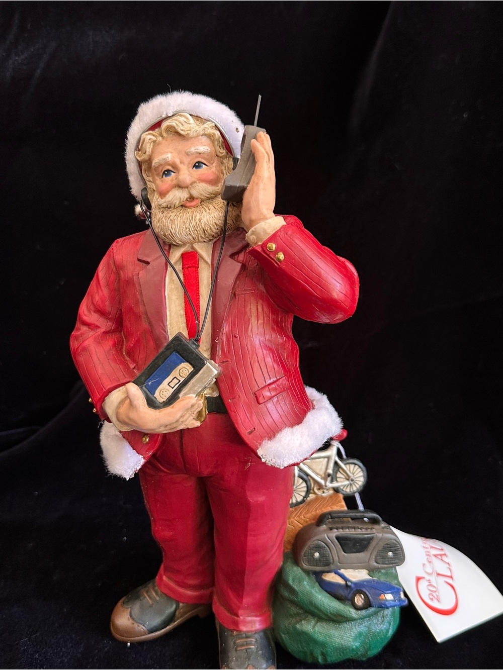 Midwest of Cannon Falls "Santa of the 1980s" Figurine in Red